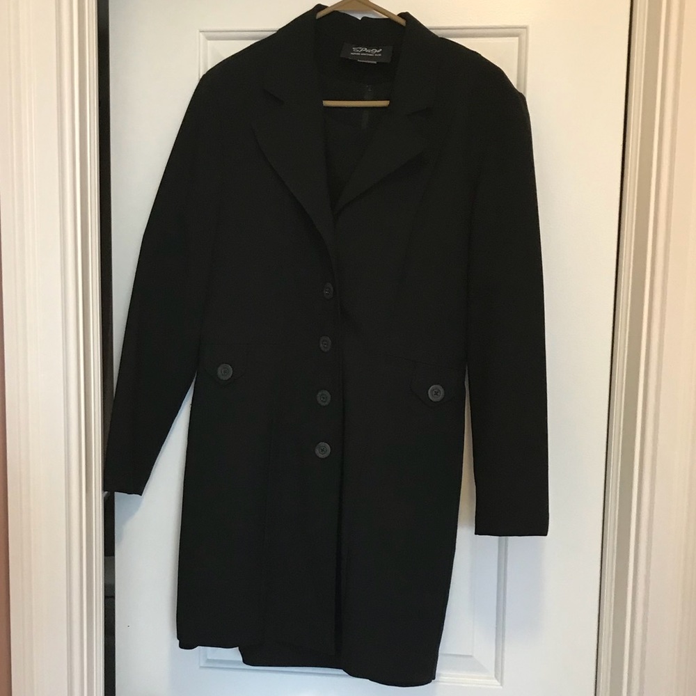 Spago long black blazer
